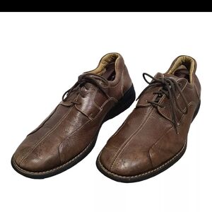 Johnston & Murphy Brown Leather Oxfords Timeless Craftsmanship